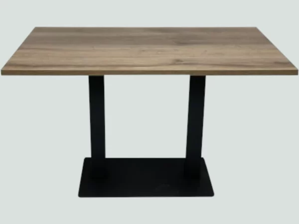 Horeca tafel bladdikte 25mm dessin: kasteel eiken