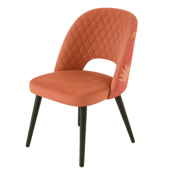 Stoel rosa met pintail print - Afbeelding 3
