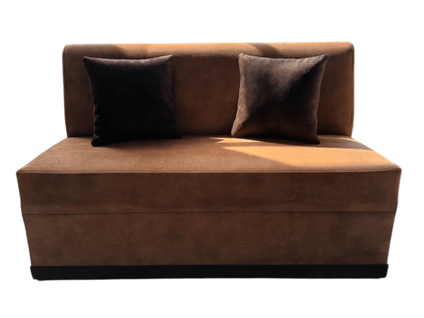 Eetkamerbank Boston kleur Caramel / Chocolat