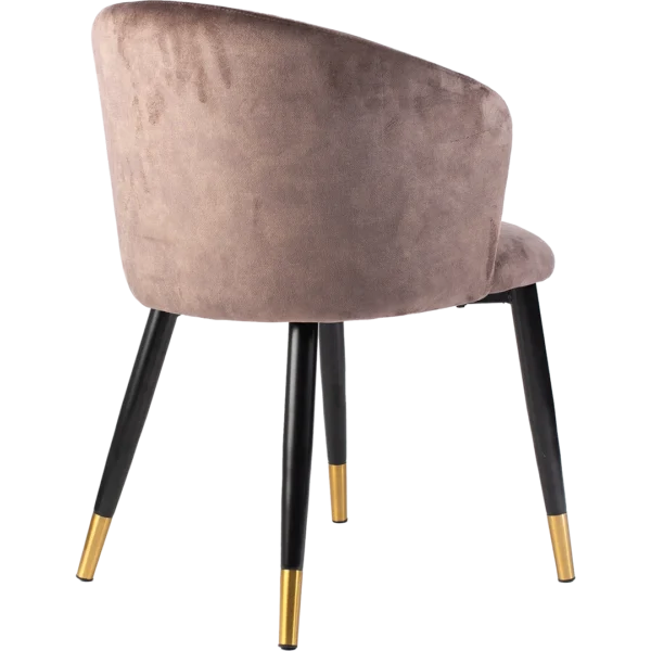 Stoel Anna Velvet Brown - Afbeelding 5