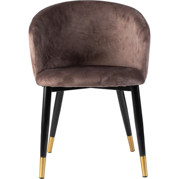 Stoel Anna Velvet Brown - Afbeelding 2