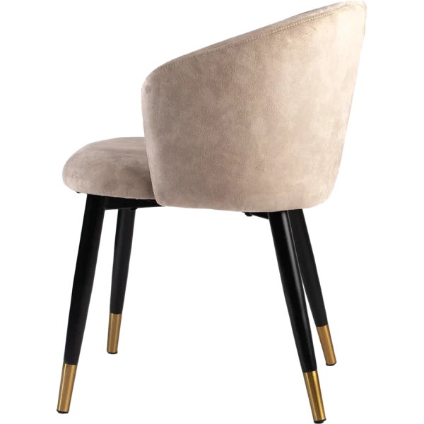 Stoel Anna Velvet Light Brown - Afbeelding 9