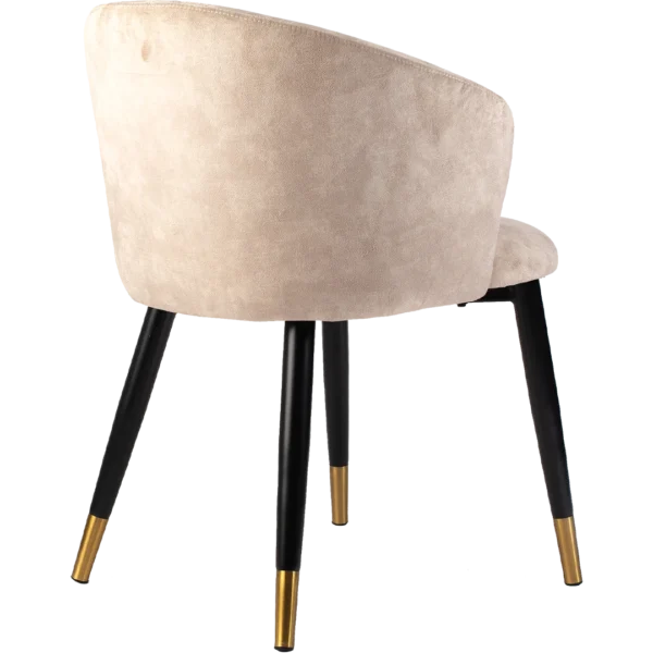 Stoel Anna Velvet Light Brown - Afbeelding 6