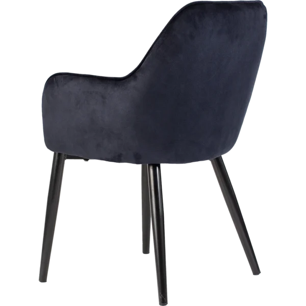 Stoel Bryan Velvet Black - Afbeelding 7