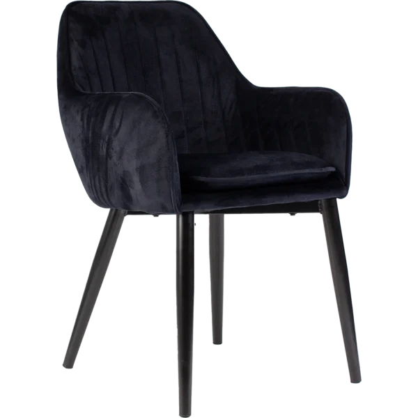 Stoel Bryan Velvet Black - Afbeelding 3