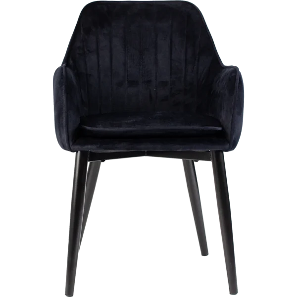 Stoel Bryan Velvet Black - Afbeelding 2
